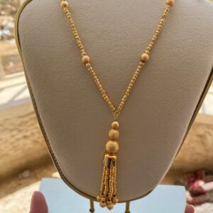 Necklace 21k gold balls