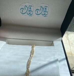 Tennis bracelet gold