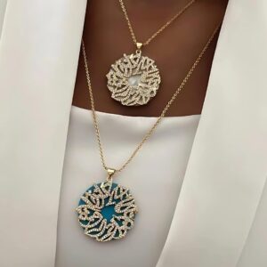 shell necklace with Arabic letter